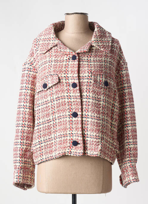 Manteau court blanc OPULLENCE pour femme