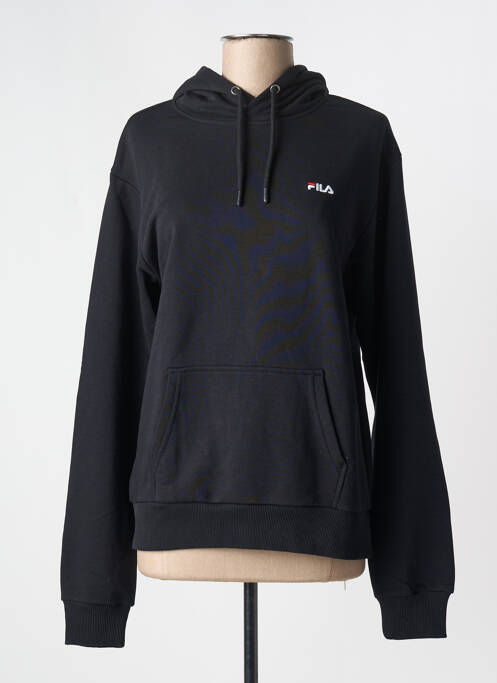 Sweat-shirt à capuche noir FILA pour femme