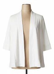 Gilet manches longues blanc MALOKA pour femme seconde vue