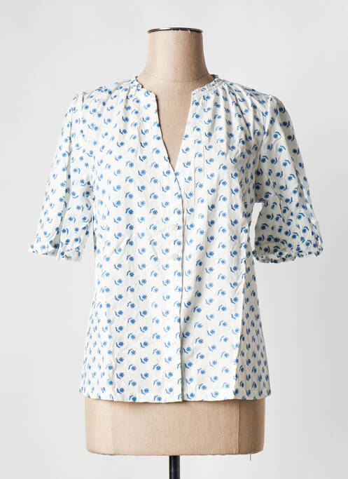 Top bleu GRACE & MILA pour femme