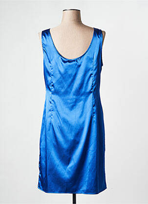 Robe mi-longue manches 3/4 manches 3/4 bleu M DE MIGUEL femme