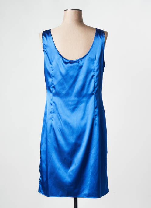 Robe mi-longue bleu M DE MIGUEL pour femme