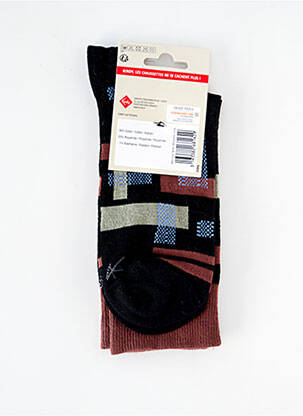 Chaussettes marron KINDY homme