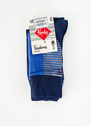 Chaussettes gris KINDY pour homme