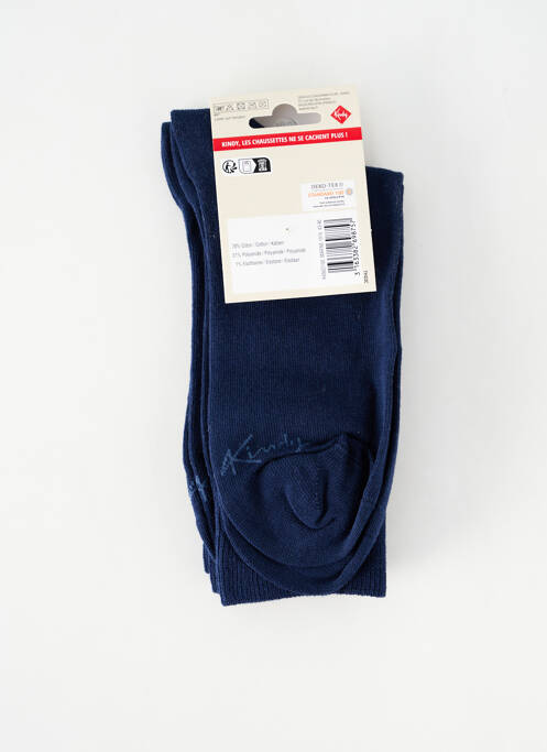 Chaussettes bleu KINDY homme