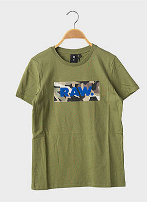 T-shirt vert G STAR pour garçon