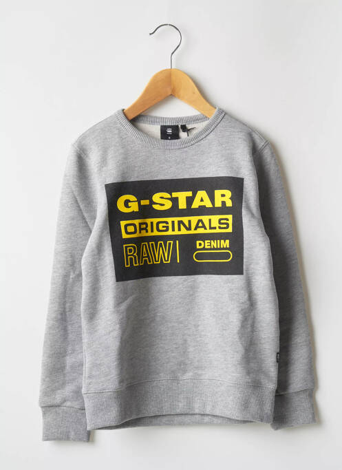 Sweat-shirt gris G STAR garçon