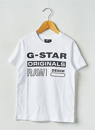 T-shirt blanc G STAR garçon