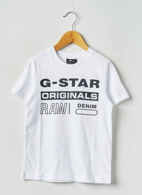 T-shirt blanc G STAR pour garçon