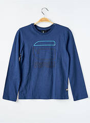 T-shirt bleu G STAR pour garçon seconde vue