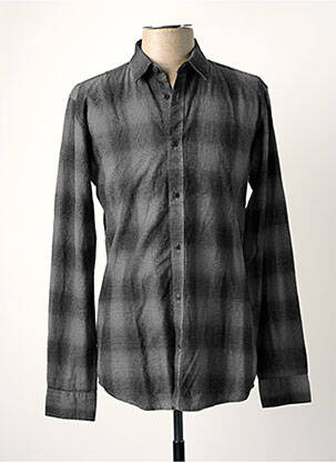 Chemise manches longues gris ONLY&SONS homme