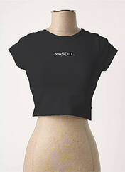 T-shirt noir WASTED PARIS pour femme seconde vue