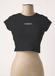 T-shirt noir WASTED PARIS femme