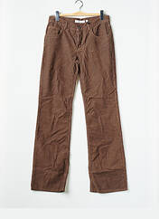Pantalon flare marron SUBDUED pour femme seconde vue