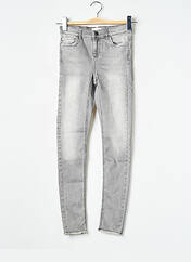 Jeans skinny gris ONLY pour fille seconde vue