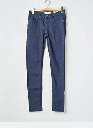 Jeans coupe slim bleu MANGO femme