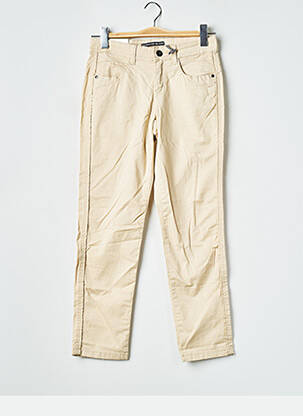 Pantalon slim beige STREET ONE femme