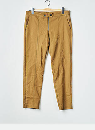 Pantalon slim marron MANGO femme