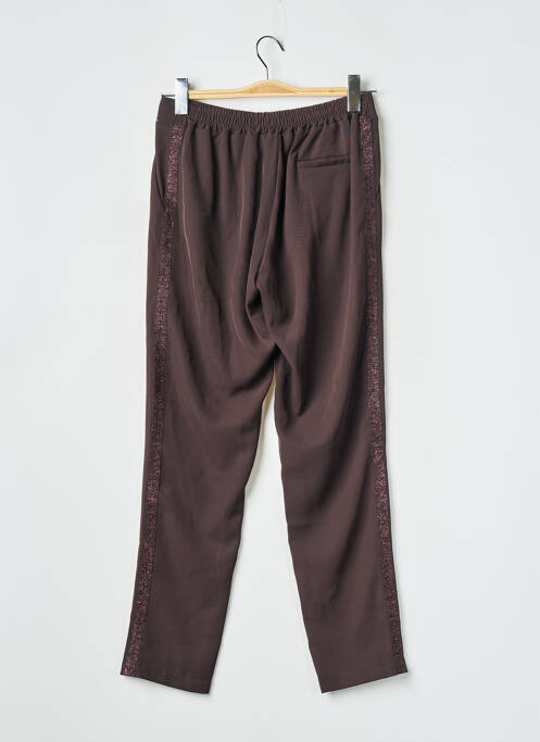 Pantalon slim marron AMELIE & AMELIE pour femme