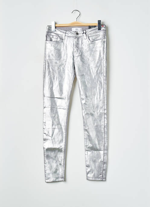 Jeans skinny gris MANGO pour femme