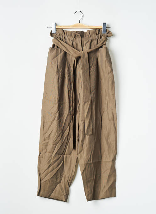 Pantalon large vert MANGO pour femme