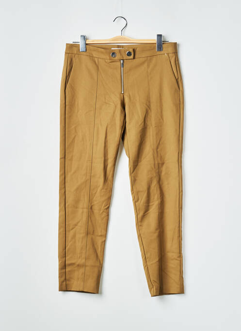 Pantalon slim marron MANGO pour femme