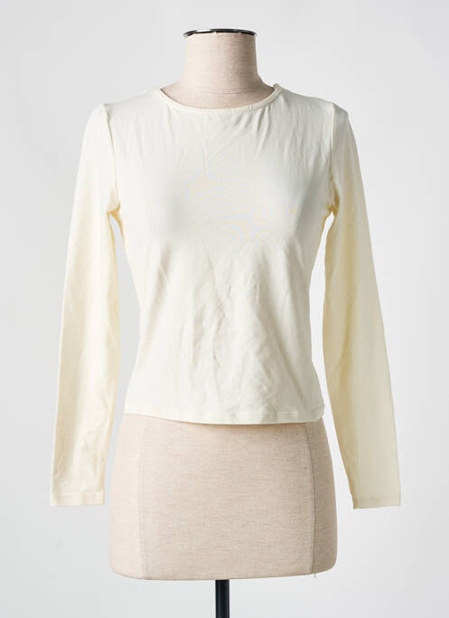 T-shirt beige ONLY pour femme