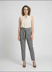 Pantalon chino gris ONLY pour femme seconde vue