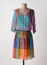 Robe mi-longue imprime PAUL BRIAL femme