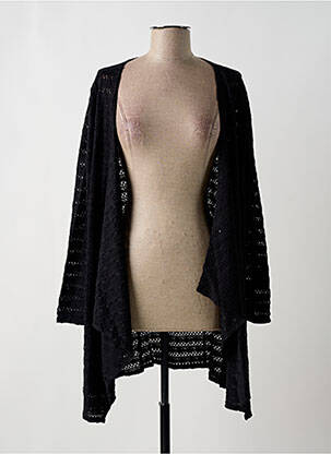 Gilet manches longues noir G!OZE femme