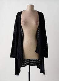 Gilet manches longues noir G!OZE femme