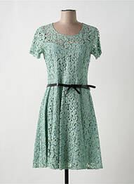 Robe mi-longue vert PAUL BRIAL femme