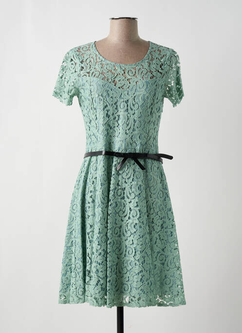 Robe mi-longue vert PAUL BRIAL pour femme