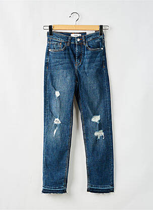 Jeans coupe slim bleu MANGO femme
