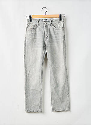 Jeans coupe droite gris MANGO femme