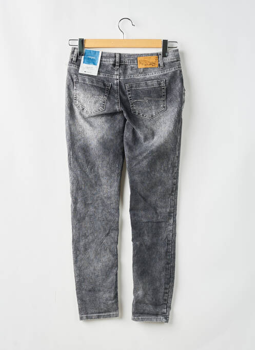 Jeans coupe slim gris STREET ONE pour femme