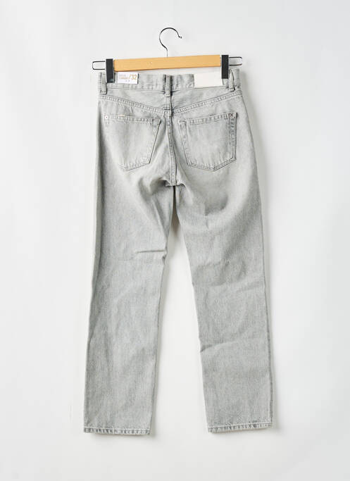 Jeans coupe droite gris MANGO pour femme