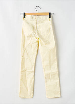 Jeans coupe droite jaune MANGO femme