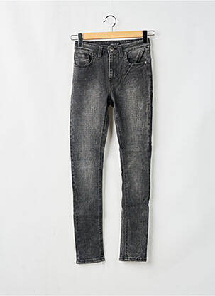 Jeans skinny gris ASTRID BLACK LABEL femme