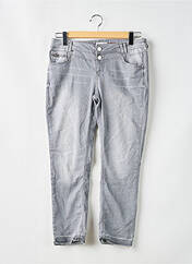 Jeans coupe slim gris STREET ONE pour femme seconde vue