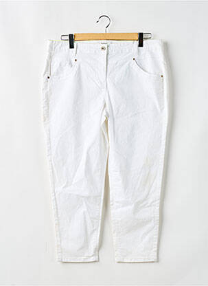 Jeans coupe slim blanc CECIL femme