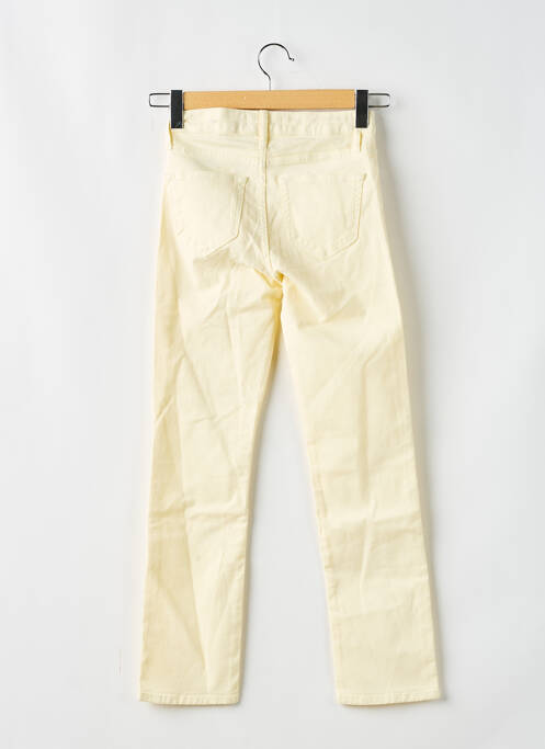 Jeans coupe droite jaune MANGO pour femme