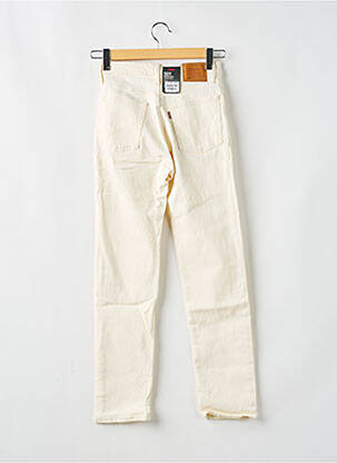 Jeans coupe droite blanc LEVIS femme