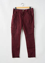 Jeans coupe slim rouge STREET ONE pour femme seconde vue