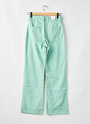 Jeans coupe droite vert ONLY femme