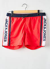 Slip de bain rouge JACK & JONES pour garçon seconde vue