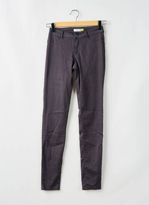 Pantalon slim gris NAF NAF pour femme