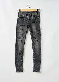 Jeans coupe slim noir ASTRID BLACK LABEL femme