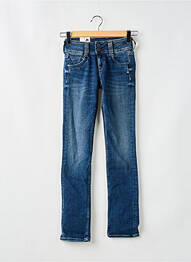 Jeans coupe droite bleu PEPE femme