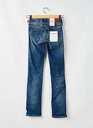 Jeans coupe droite bleu PEPE femme